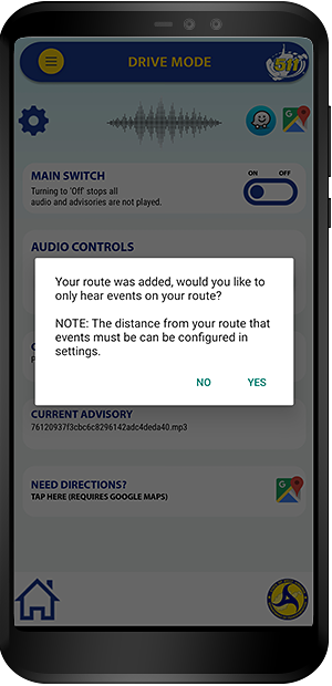 Drive Safe WV Mobile App Alerts